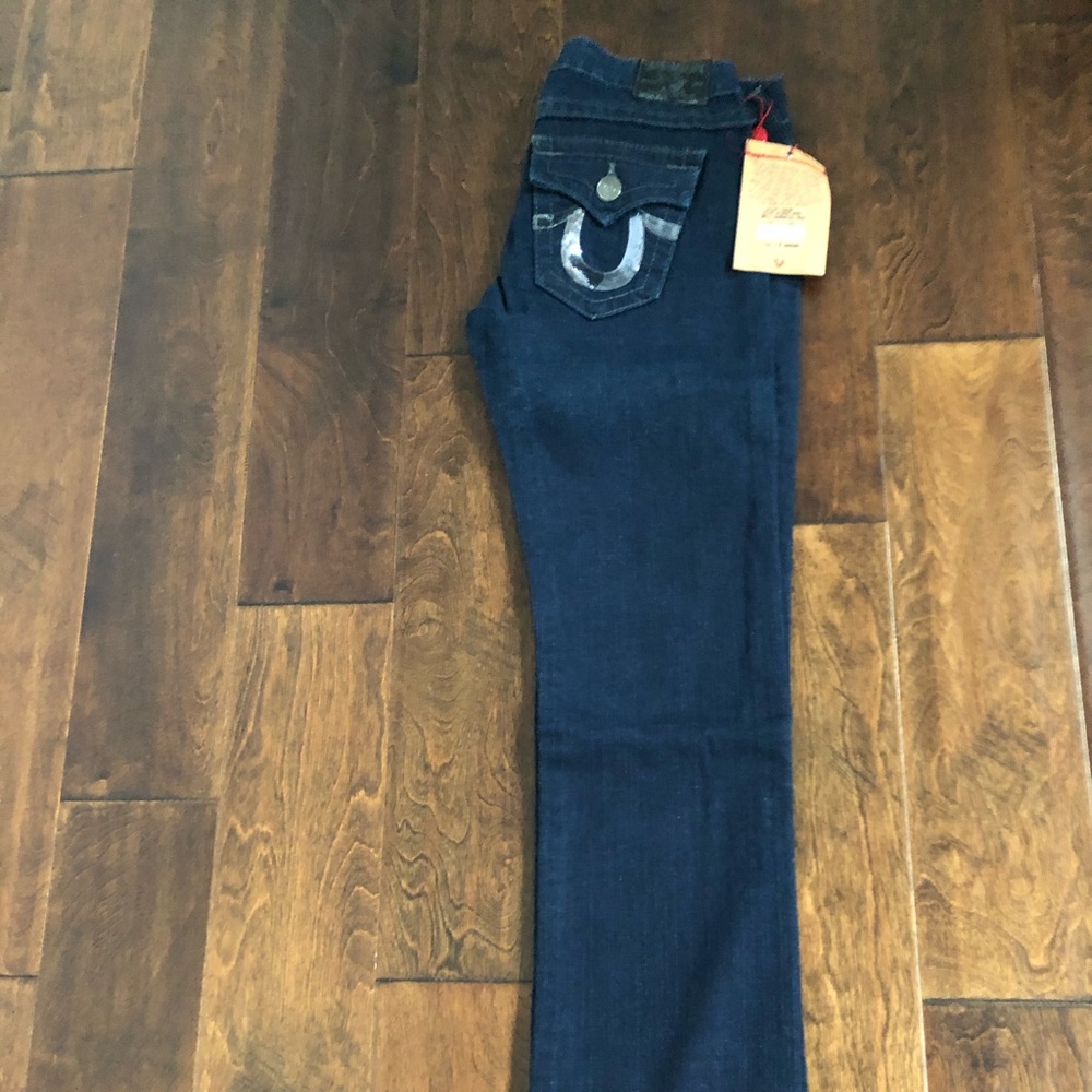 Dark Blue Rise Zoe Disco Billy True Religion Jeans